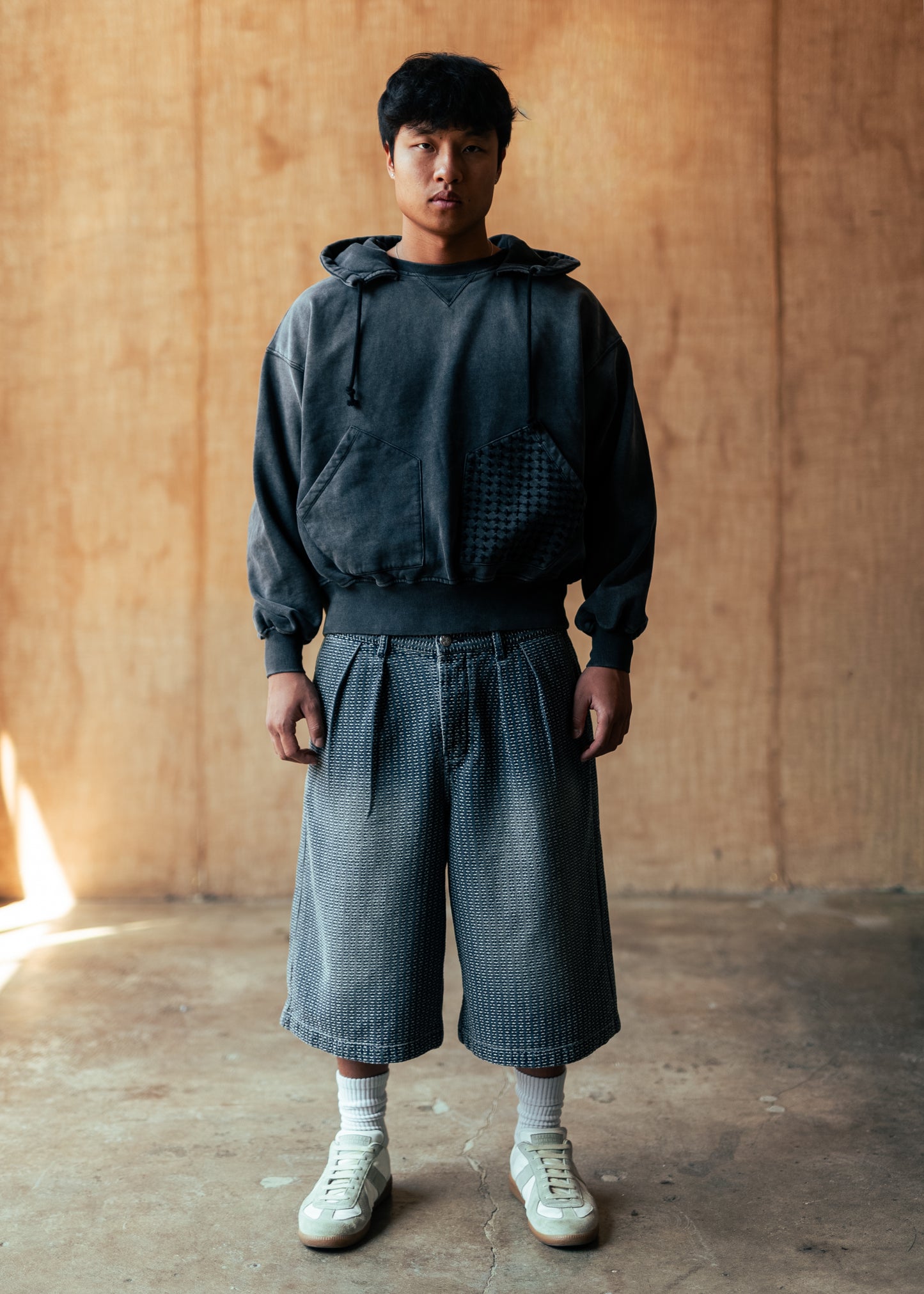 SHOTA Sashiko Cotton Shorts
