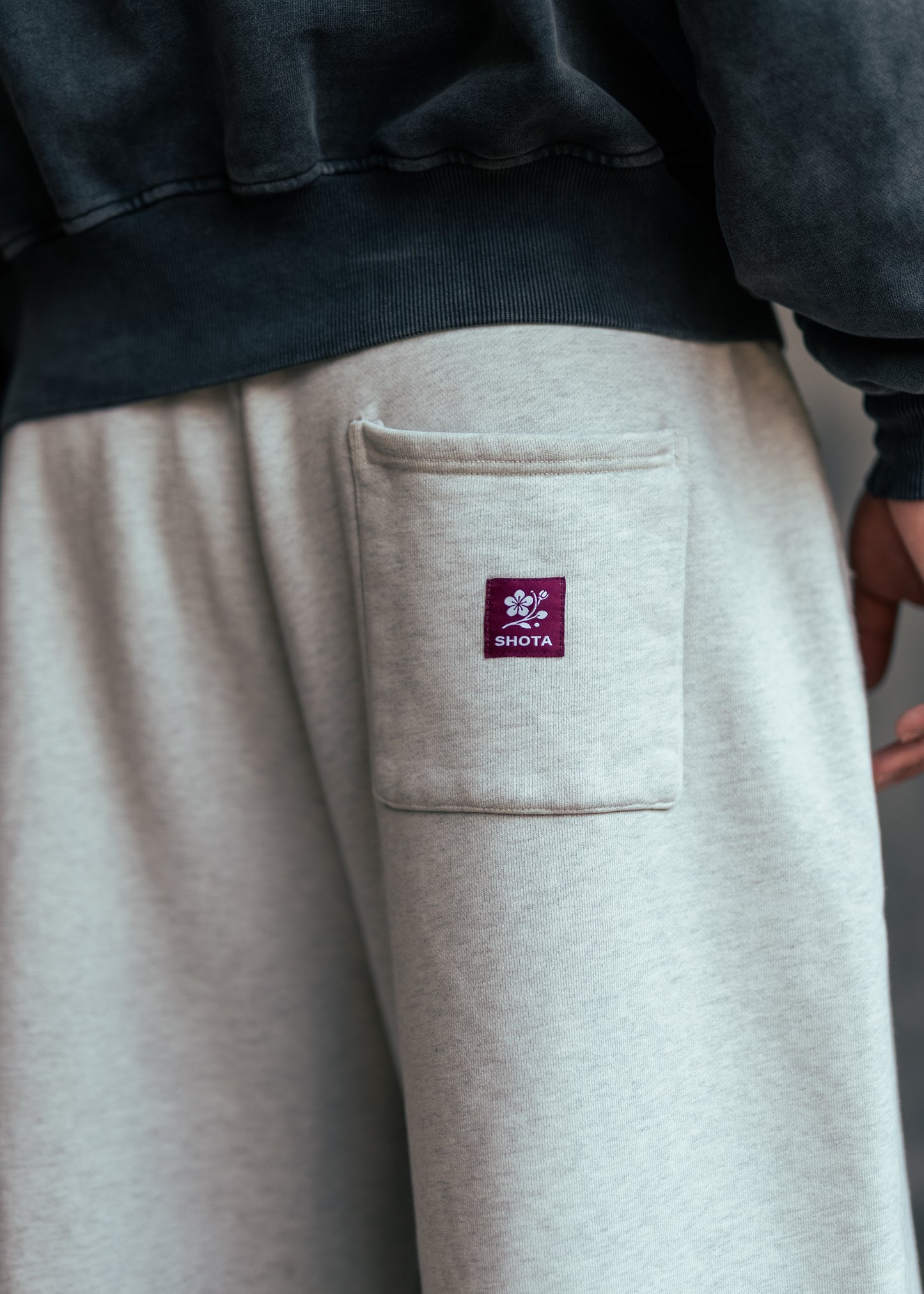 SHOTA Grey Sweat Capri