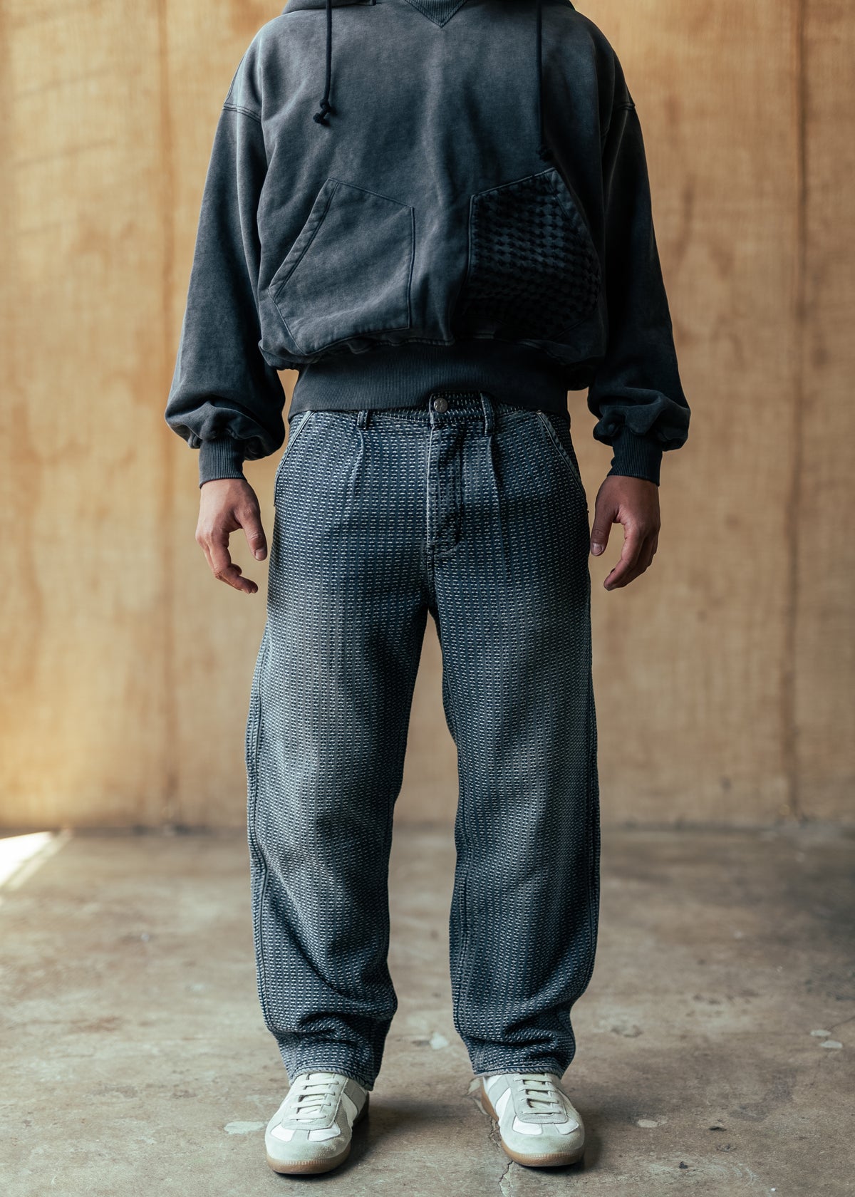 SHOTA Sashiko Cotton Pants