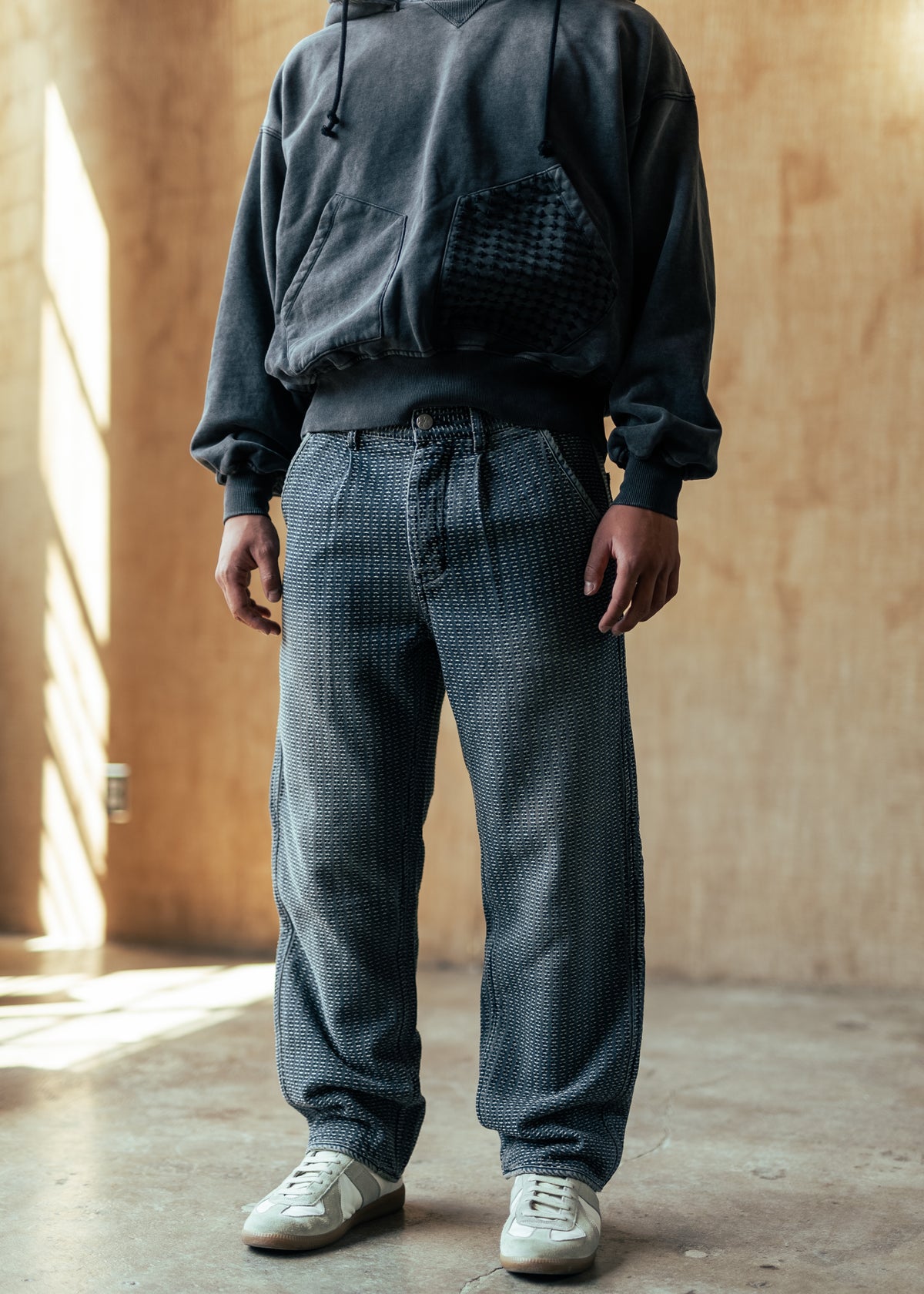 SHOTA Sashiko Cotton Pants