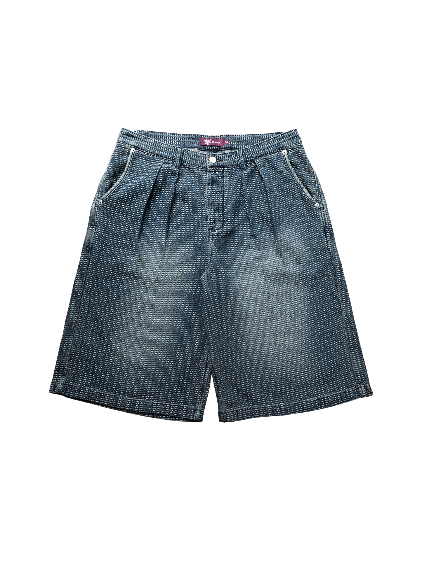 SHOTA Sashiko Cotton Shorts