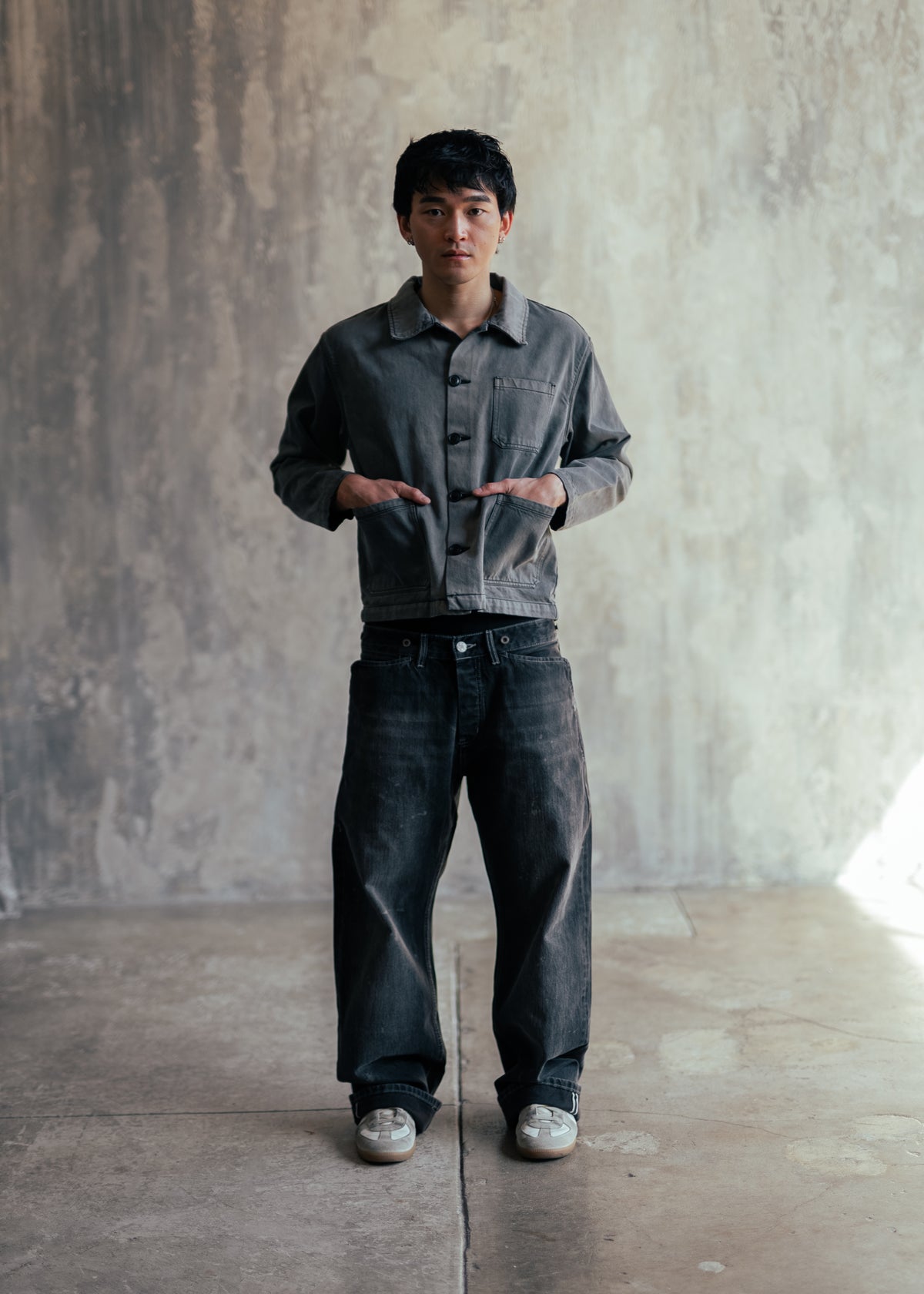 SHOTA Smoked Black Chore Jacket