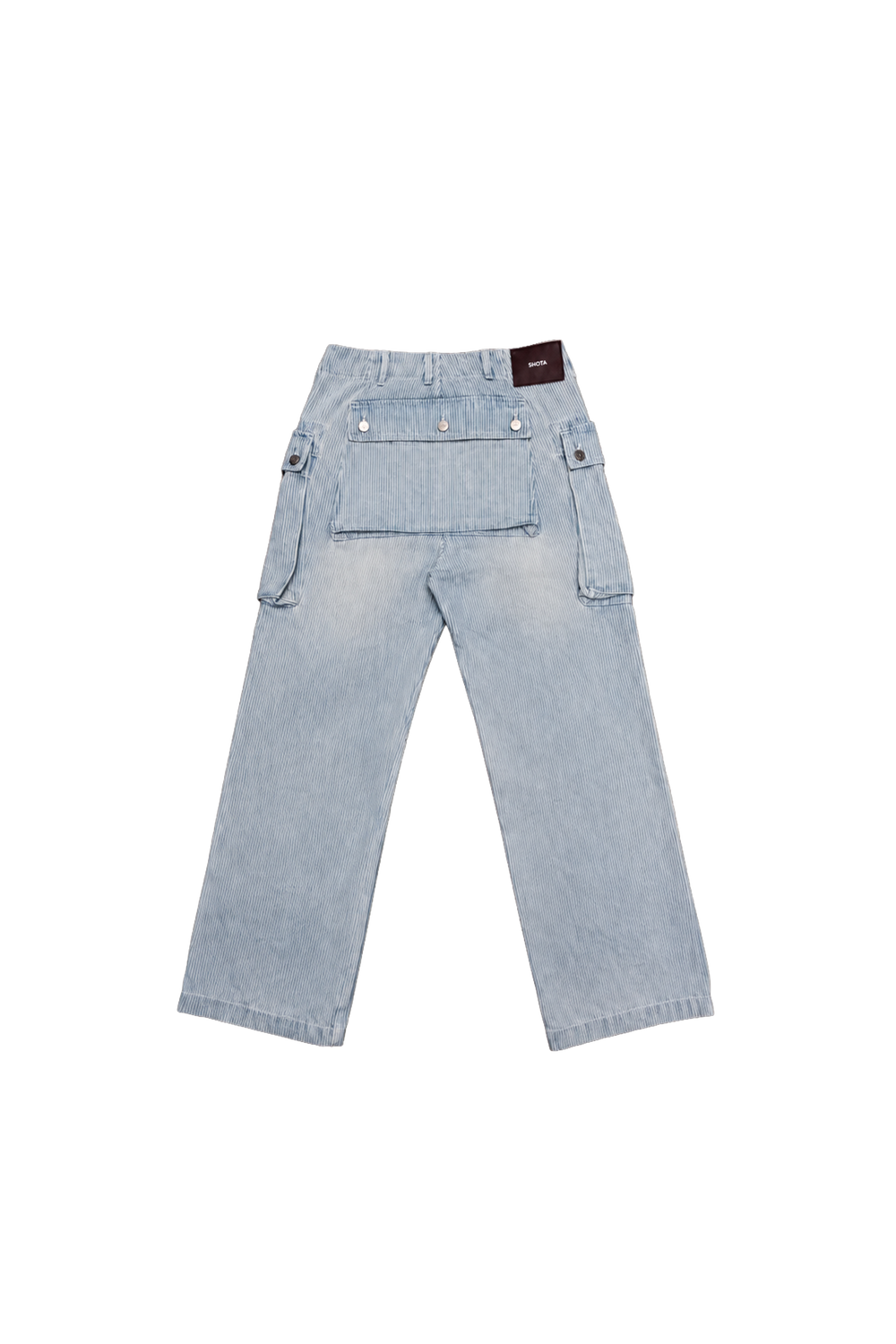 SHOTA S44 Hickory Stripe Monkey Pants